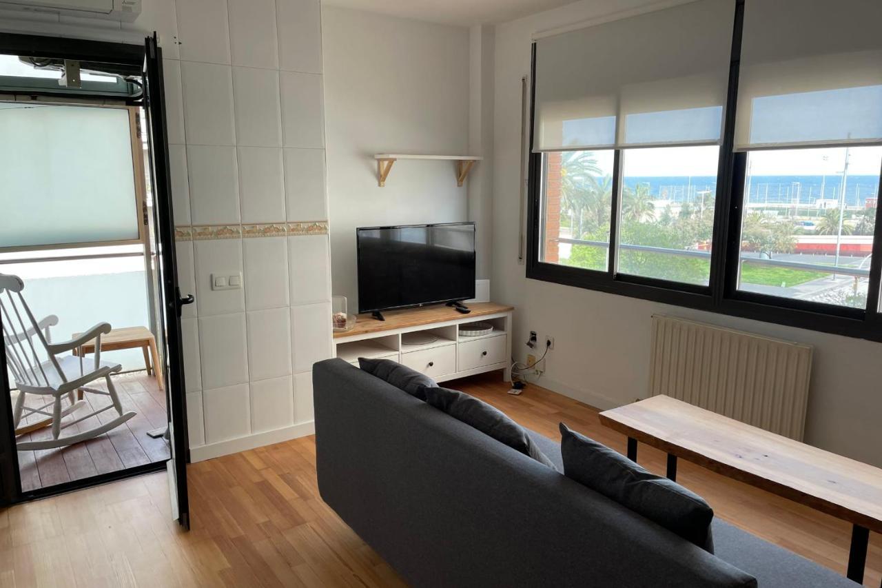 Apartment With Sea Views Next To The Beach Of Mar Bella バルセロナ エクステリア 写真